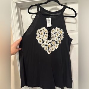 NWT Torrid size 1 tunic length- high neck tank
